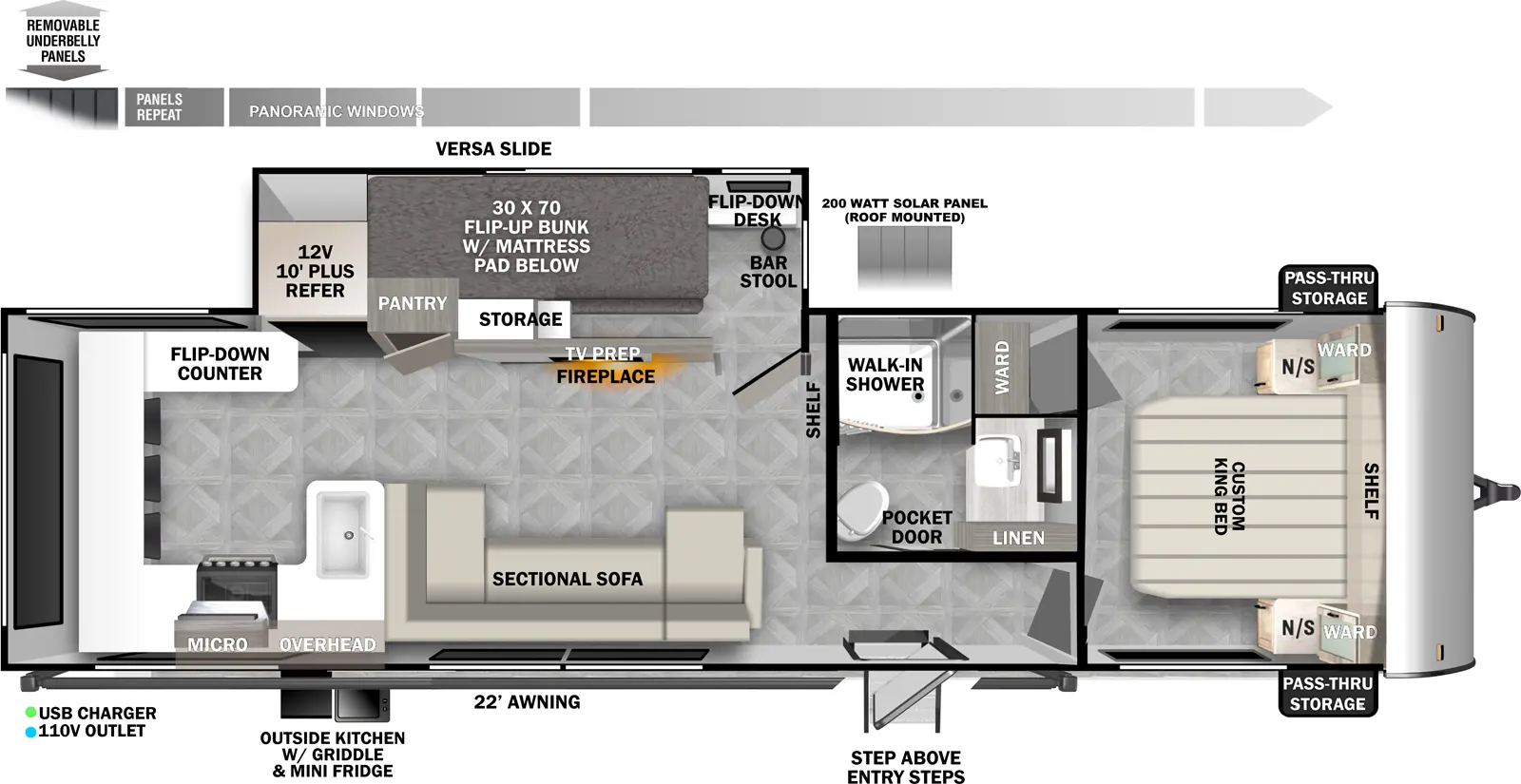 Evo Northwest 2920VB Floorplan